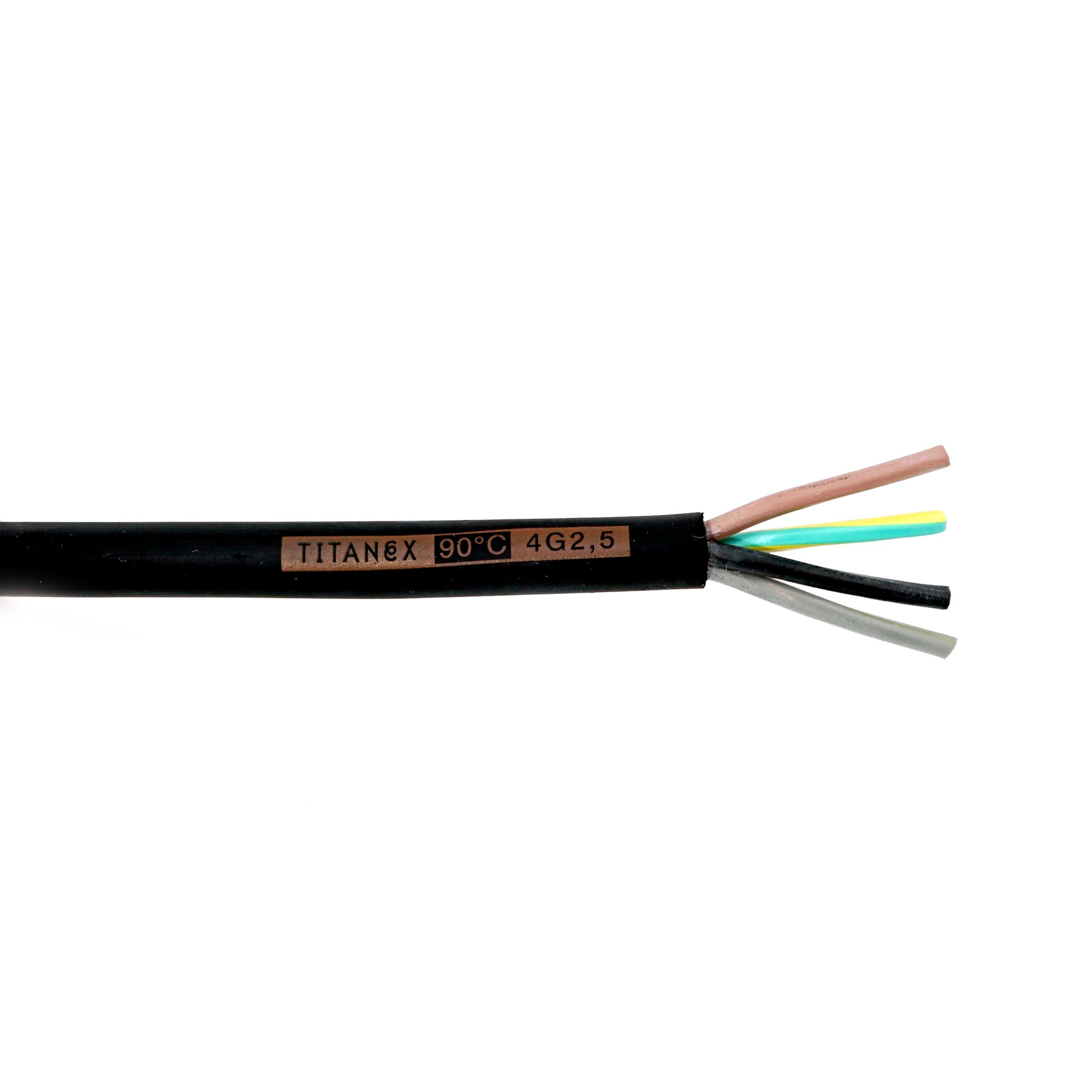 TITANEX® H07RN-F 4G2,5 Gummikabel TITANEX® H07RN-F 4G2,5 Gummikabel