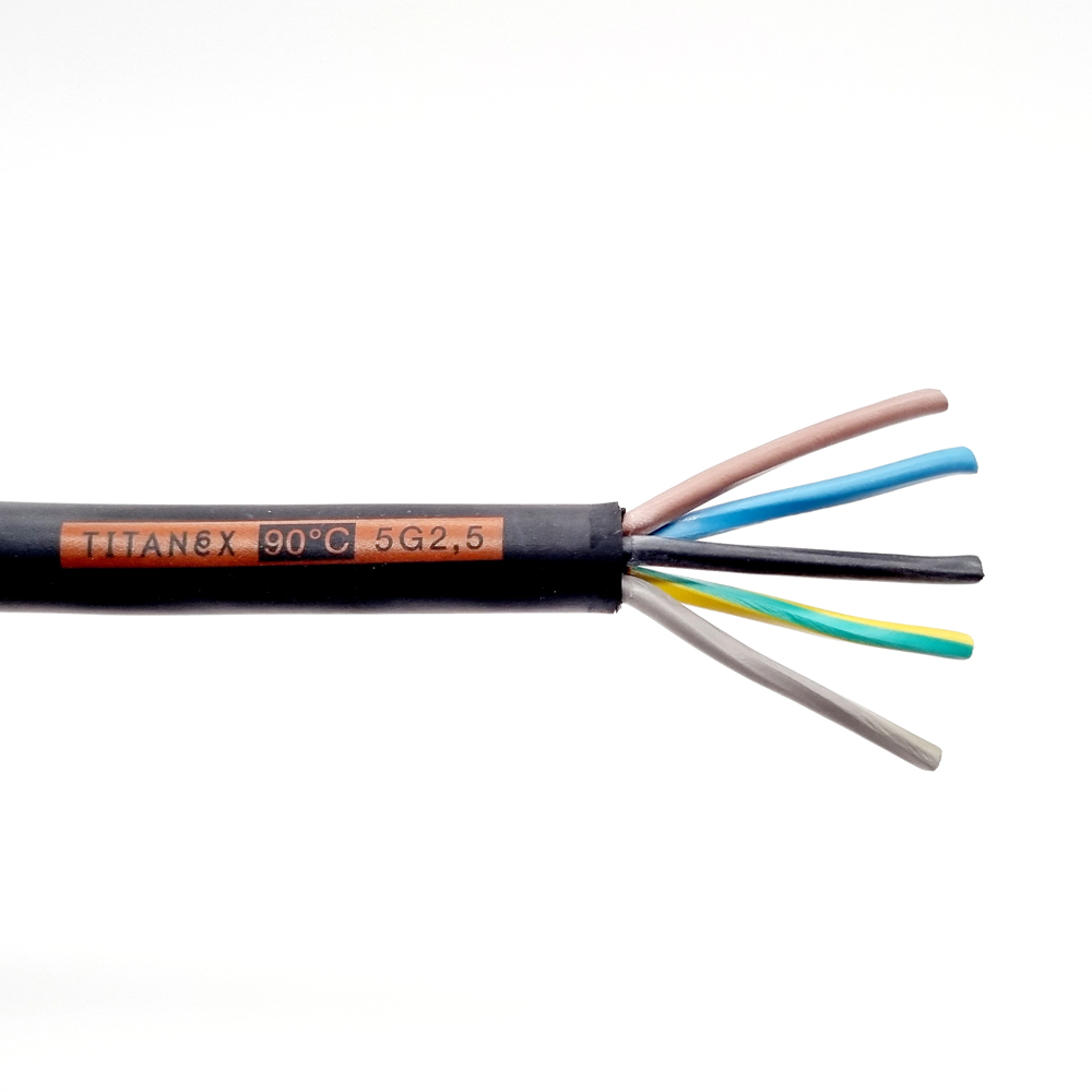 TITANEX® H07RN-F 5G1,5 Gummikabel TITANEX® H07RN-F 5G1,5 Gummikabel