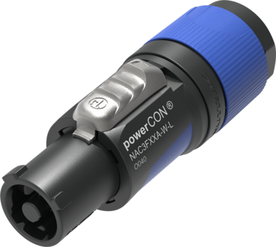 Neutrik NAC3FXXA-W-L powerCON® blau Power-In 10-16 mm
