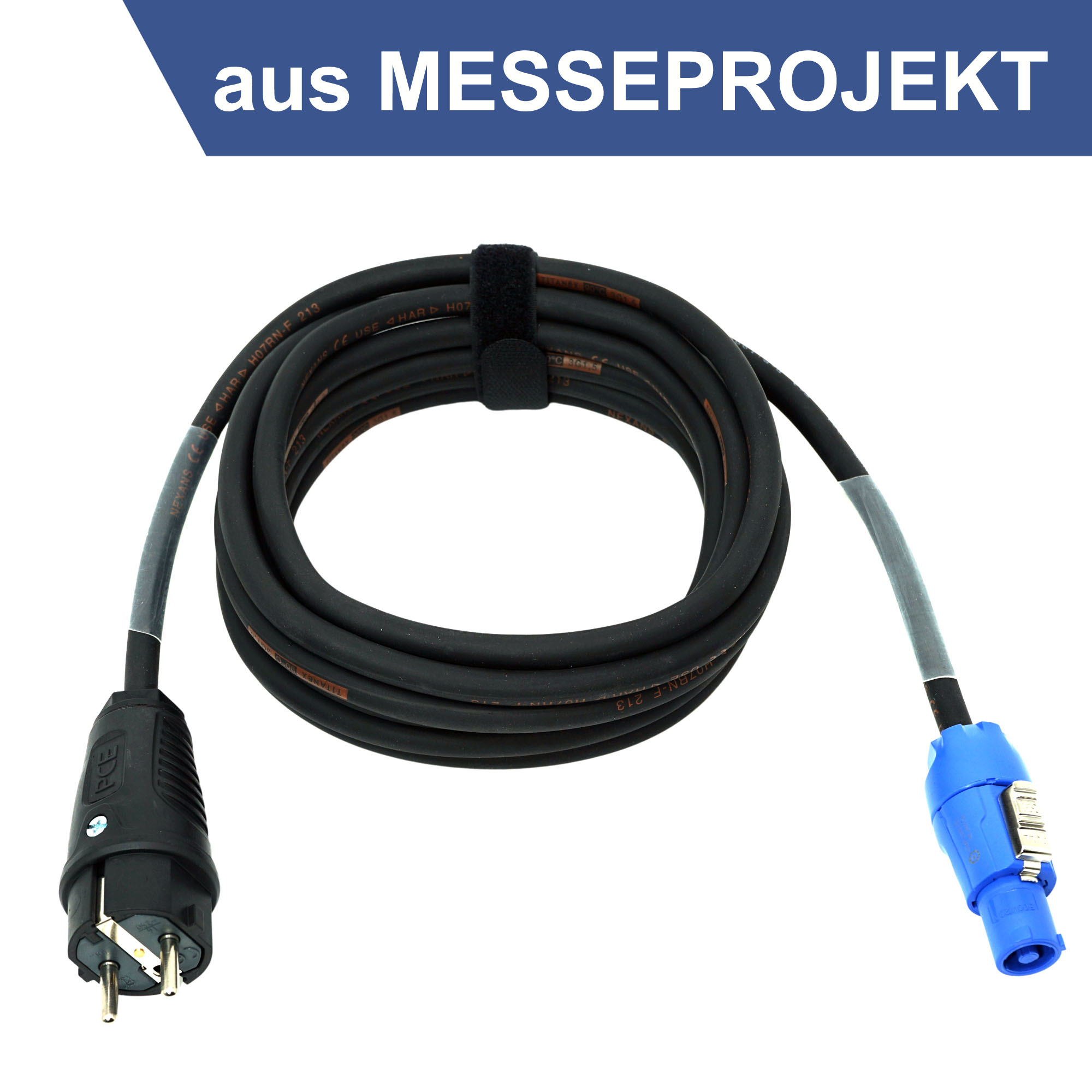 ENOVA Power Connector Anschlusskabel Schuko 16Ah 3x1,5mm² Event-Line
