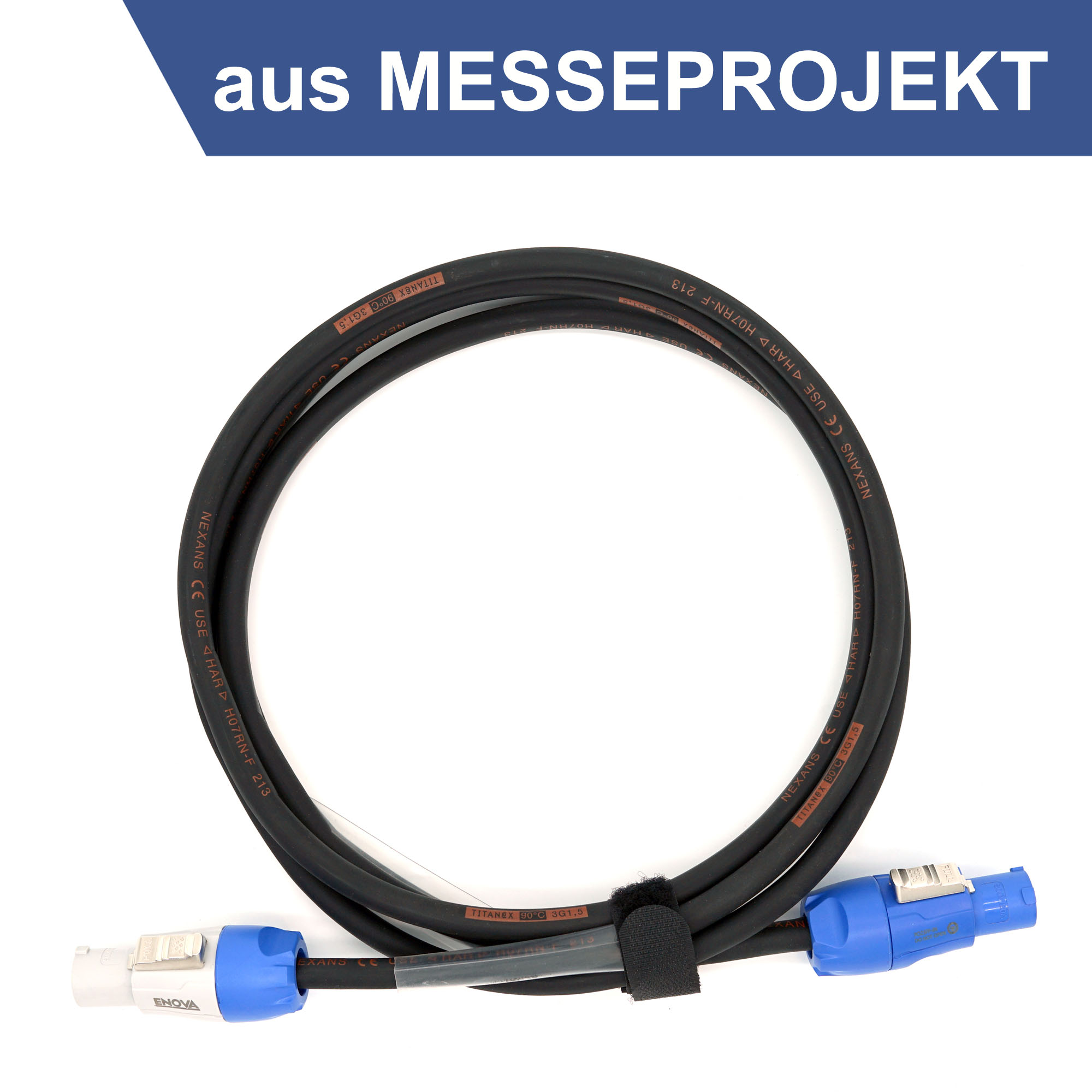ENOVA Power Connector Linkleitung 16A TITANEX-Kabel 3x1,5mm² Event-Line