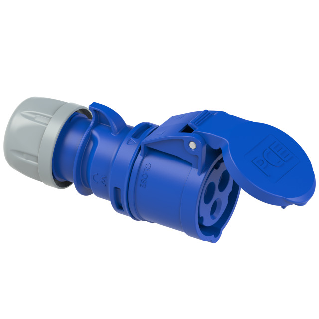 PCE CEE-Kupplung 16A 3p 230V blau PCE CEE-Kupplung 16A 3p 230V blau