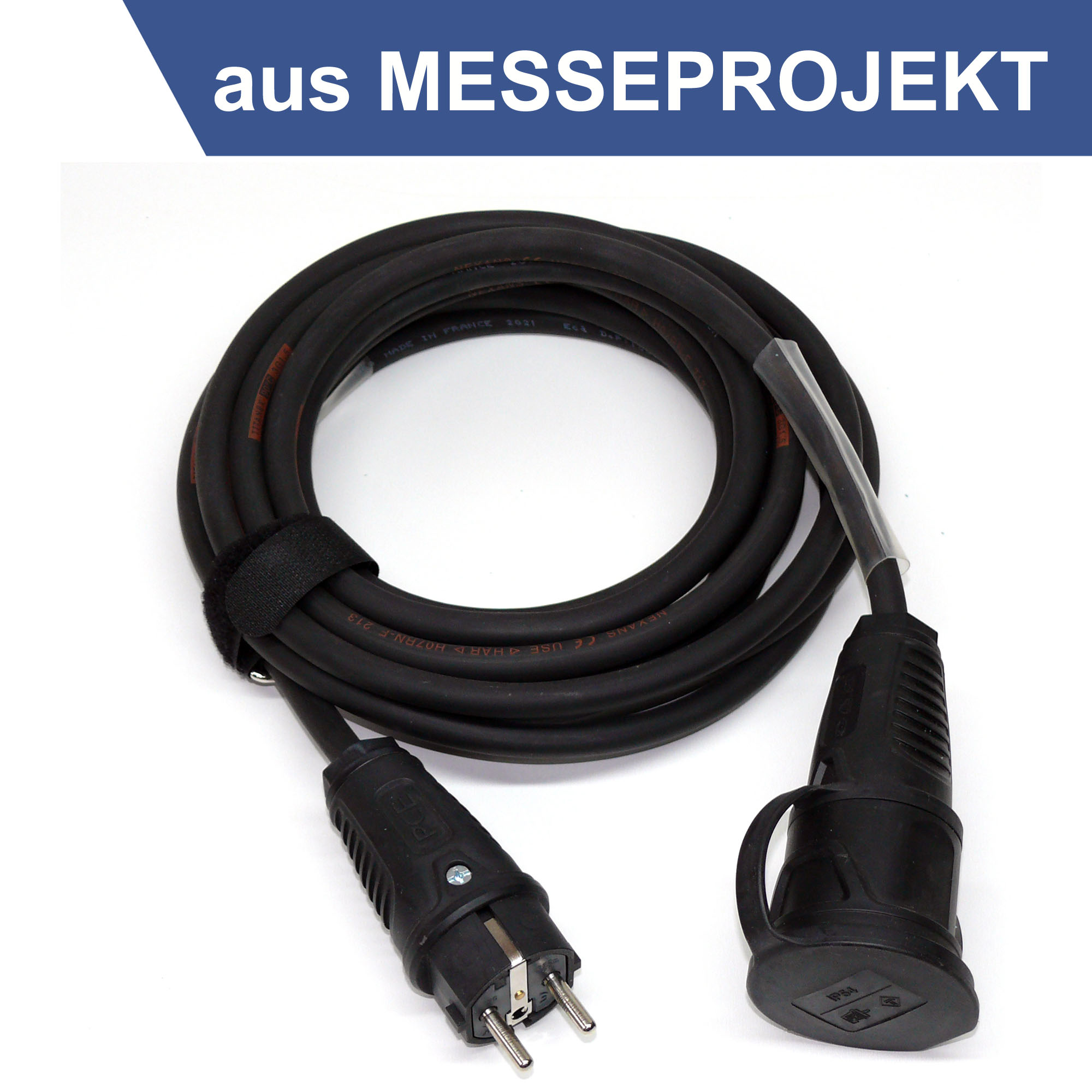 Schuko-Verlängerungskabel TITANEX 3x1,5mm² Vollgummi PCE IP54 Event-Line